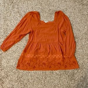 American Eagle Square Neck Blouse